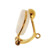 Load image into Gallery viewer, #3 国産 銀製 クリップ式イヤリング ブラ 丸カン付き ゴールドプレート