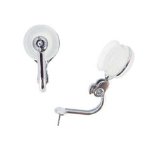 Load image into Gallery viewer, #6 国産 銀製 《ソフト》クリップ式イヤリング 直結 ロジウムプレート