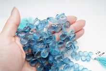 画像をギャラリービューアに読み込む, (#29-29)レジンフィルド アクアマリン スムースペアシェイプ 20cm
