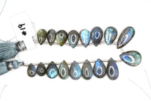Load image into Gallery viewer, (#19-24)高品質 ラブラドライト スムース ペアシェイプ