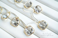 画像をギャラリービューアに読み込む, (2/10粒)宝石質 ロック・クリスタル SV925+K18GP 枠付き 銀製フレーム