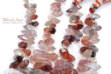 画像をギャラリービューアに読み込む, (半連/1連)上質 非加熱 マルチカラー スピネル タンブルドロップ ラフドロップ