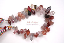 画像をギャラリービューアに読み込む, (半連/1連)上質 非加熱 マルチカラー スピネル タンブルドロップ ラフドロップ