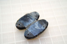 画像をギャラリービューアに読み込む, (No.1-48)上質 ピーターサイト ペア 穴あり ルース カボション(裏フラット)