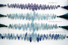 Load image into Gallery viewer, (Half Strand/1 Strand) Gem Quality Small Tanzanite Smooth Drop Beads