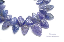Load image into Gallery viewer, (Half Strand/1 Strand) Gem Quality Small Tanzanite Smooth Drop Beads