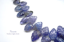 Load image into Gallery viewer, (Half Strand/1 Strand) Gem Quality Small Tanzanite Smooth Drop Beads