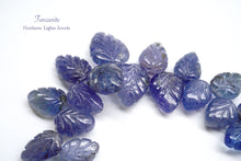 Load image into Gallery viewer, (Half Strand/1 Strand) Gem Quality Small Tanzanite Smooth Drop Beads