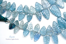 Load image into Gallery viewer, (Half Strand/1 Strand) Gem Quality Small Tanzanite Smooth Drop Beads