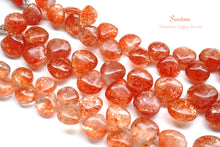 Load image into Gallery viewer, (Half Strand/1 Strand) High Quality Tanzanian Sunstone Large Button Cut