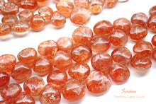 Load image into Gallery viewer, (Half Strand/1 Strand) High Quality Tanzanian Sunstone Large Button Cut