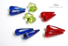 Load image into Gallery viewer, (No.1-3)琥珀 アンバー 片穴あき ペア ルース