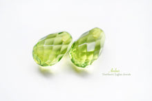 Load image into Gallery viewer, (No.1-3)琥珀 アンバー 片穴あき ペア ルース