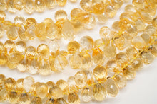 画像をギャラリービューアに読み込む, 宝石質 シトリン ファセット ドロップ