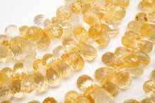 画像をギャラリービューアに読み込む, 宝石質 シトリン ファセット ドロップ