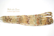 画像をギャラリービューアに読み込む, (半連/1連)宝石質 マルチカラージルコン ファセットロンデル/ボタン 44cm