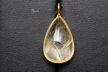 Load image into Gallery viewer, (No.46-60)宝石質 ジェムストーン ルース 銀製フレーム(K18GP) ペンダントトップ