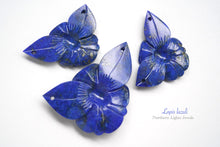 Load image into Gallery viewer, (180 grains or more per row) Small lapis lazuli button cut 2.5 x 1.5 mm