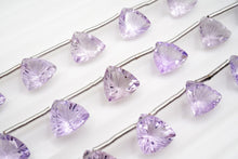 画像をギャラリービューアに読み込む, 宝石質 ピンク アメシスト トリリオン バックカービング