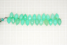 Load image into Gallery viewer, (Half Strand/1 Strand) Fine Large Chrysoprase Chestnut Micro Cut