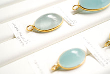 画像をギャラリービューアに読み込む, (No.81-95)宝石質 ジェムストーン ルース 銀製フレーム(K18GP) ペンダントトップ