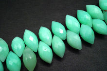 Load image into Gallery viewer, (Half Strand/1 Strand) Fine Large Chrysoprase Chestnut Micro Cut