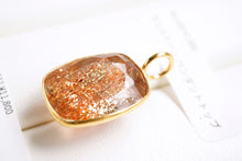 画像をギャラリービューアに読み込む, (No.101-113)宝石質 ジェムストーン ルース 銀製フレーム(K18GP) ペンダントトップ