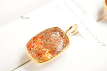 画像をギャラリービューアに読み込む, (No.101-113)宝石質 ジェムストーン ルース 銀製フレーム(K18GP) ペンダントトップ