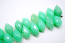Load image into Gallery viewer, (Half Strand/1 Strand) Fine Large Chrysoprase Chestnut Micro Cut