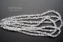 Load image into Gallery viewer, (Half Strand/1 Strand) Small Herkimer Quartz Rock Crystal Rough Rock Double Sword