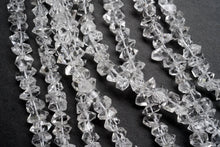 Load image into Gallery viewer, (Half Strand/1 Strand) Small Herkimer Quartz Rock Crystal Rough Rock Double Sword