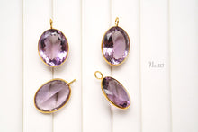 画像をギャラリービューアに読み込む, (No.101-113)宝石質 ジェムストーン ルース 銀製フレーム(K18GP) ペンダントトップ