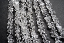 Load image into Gallery viewer, (Half Strand/1 Strand) Small Herkimer Quartz Rock Crystal Rough Rock Double Sword