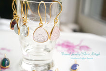 画像をギャラリービューアに読み込む, (No.101-113)宝石質 ジェムストーン ルース 銀製フレーム(K18GP) ペンダントトップ