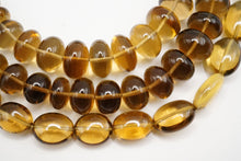 画像をギャラリービューアに読み込む, 宝石質 ハニークォーツ スムース オーバル ロンデル