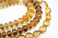 画像をギャラリービューアに読み込む, 宝石質 ハニークォーツ スムース オーバル ロンデル
