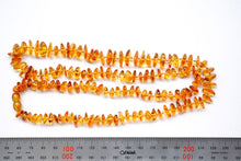 Load image into Gallery viewer, (半連/1連)琥珀 バルチック アンバー タンブル(平)ネックレス