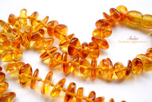 Load image into Gallery viewer, (半連/1連)琥珀 バルチック アンバー タンブル(平)ネックレス