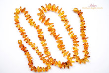 Load image into Gallery viewer, (半連/1連)琥珀 バルチック アンバー タンブル(平)ネックレス