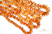 Load image into Gallery viewer, (半連/1連)琥珀 バルチック アンバー タンブル(平)ネックレス