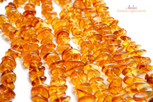 Load image into Gallery viewer, (半連/1連)琥珀 バルチック アンバー タンブル(平)ネックレス