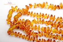 Load image into Gallery viewer, (半連/1連)琥珀 バルチック アンバー タンブル(平)ネックレス