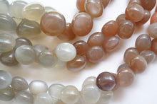 画像をギャラリービューアに読み込む, (No.1-3) 宝石質 マルチカラー ムーンストーン スムースオニオン