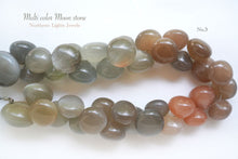 画像をギャラリービューアに読み込む, (No.1-3) 宝石質 マルチカラー ムーンストーン スムースオニオン