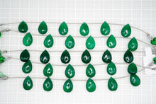 Load image into Gallery viewer, (Half Strand/1 Strand) High Quality Large Green Onyx Flat Chandelier Cut Micro Cut