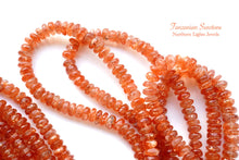 画像をギャラリービューアに読み込む, (半連/1連)上質 サンストーン スムースロンデル 4.5-5.5x2.5mm