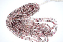 画像をギャラリービューアに読み込む, (半連/1連)エレスチャルクォーツ ファセット ボタン スーパーセブン 水晶