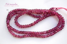 画像をギャラリービューアに読み込む, (S/Mサイズ)宝石質 ピンクトルマリン ルベライト ボタンカット ファセットロンデル