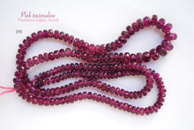 画像をギャラリービューアに読み込む, (S/Mサイズ)宝石質 ピンクトルマリン ルベライト ボタンカット ファセットロンデル