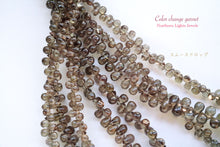Load image into Gallery viewer, (1/4連,半連,1連/カット入,スムース) カラーチェンジ・ガーネット 小粒ドロップ